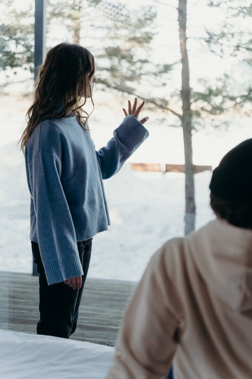 cold snow man vacation