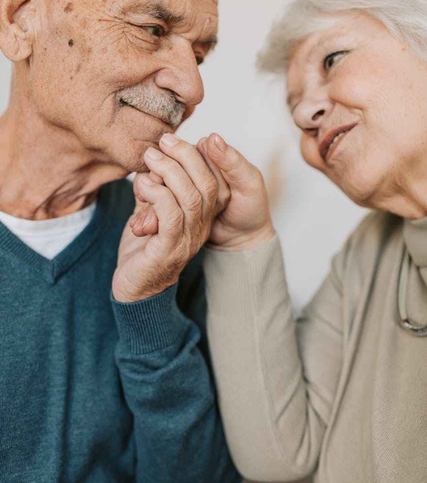 lovely elderly couple